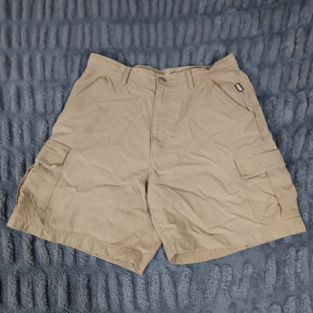 REI Women's Size 12 Tan Beige Cargo Shorts Hiking Outdoor‎ Nylon Cotton